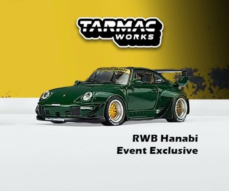 [PREORDER] Tarmac Works RWB Hanabi Green Event Exclusive | 2025 Art of Speed Malaysia