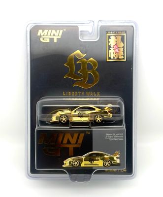 MINI GT LBWK シルエット S15 タイプ2 ゴールド　限定 PREORDER] MINI GT x Liberty Walk Nissan Silvia S15 LB-Super