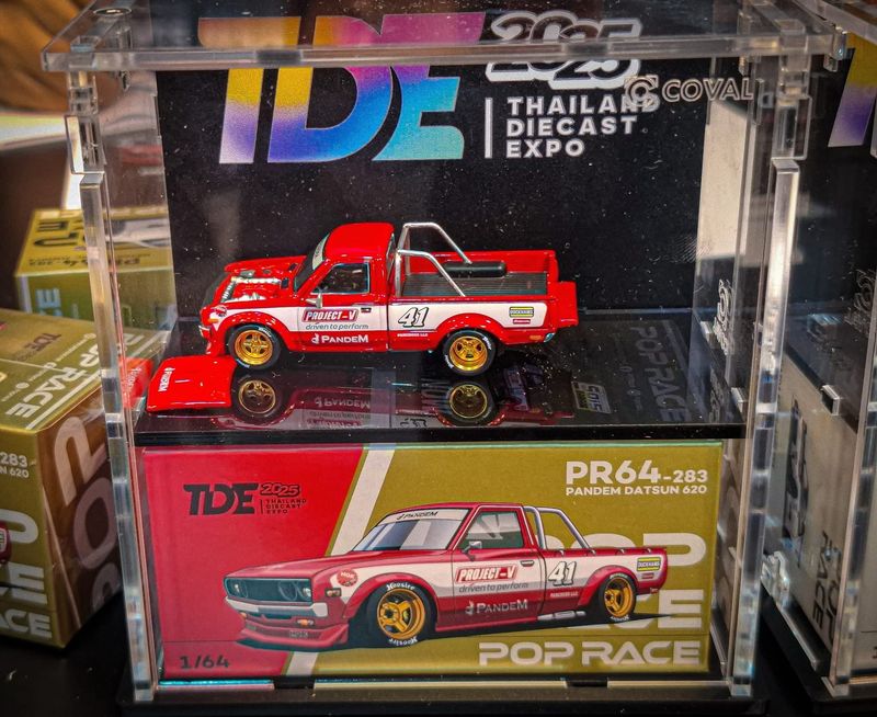 Coval Thailand Diecast Expo Acrylic Event Exclusive Display Case | Fits POP RACE
