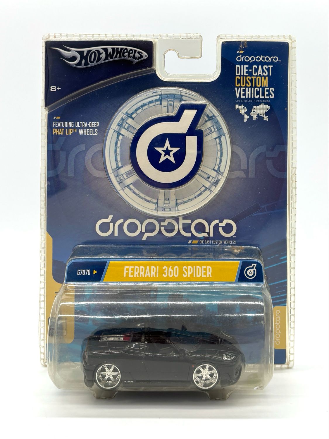 Hot Wheels Dropstars 1/50 Ferrari 360 Spider Black
