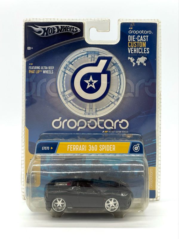 Hot Wheels Dropstars 1/50 Ferrari 360 Spider Black