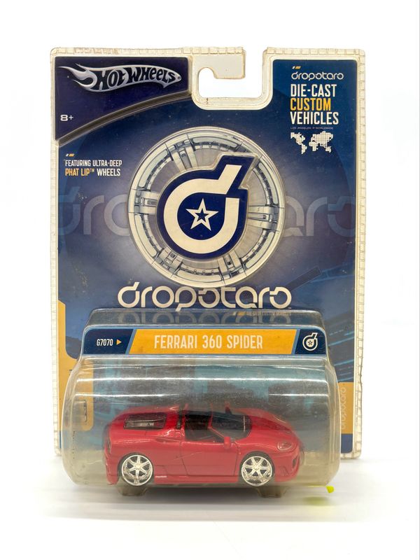 Hot Wheels Dropstars 1/50 Ferrari 360 Spider Red
