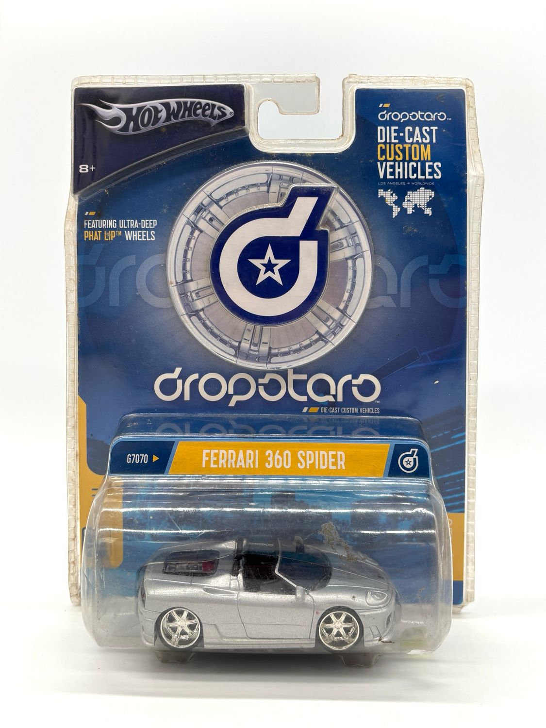 Hot Wheels Dropstars 1/50 Ferrari 360 Spider Silver