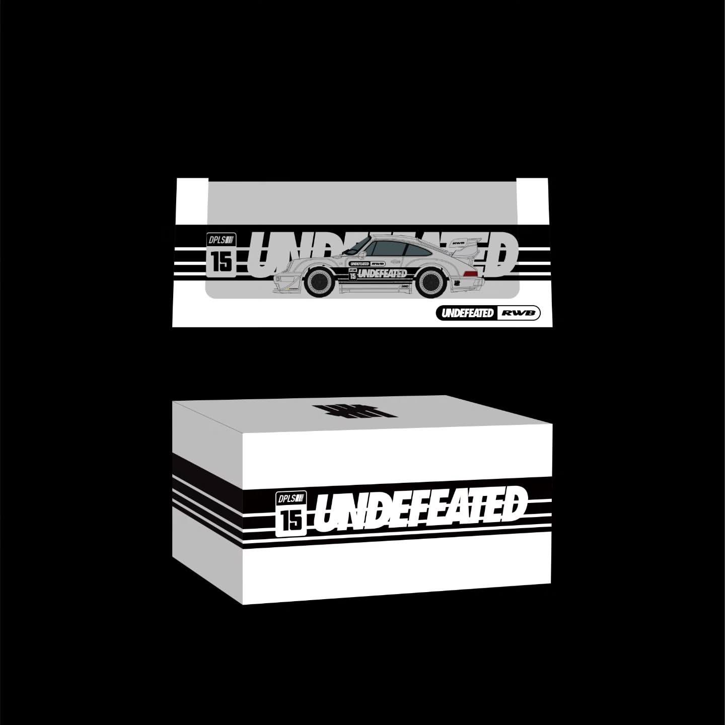 Inno64 rwb undefeated 限定 1セット INNO64 x DPLS x UNDEFEATED Porsche RWB 993 Silver Chrome