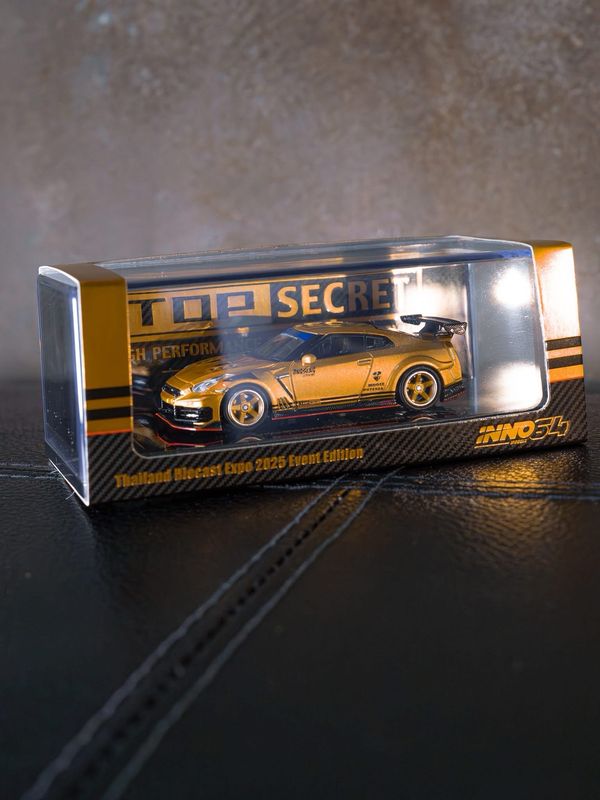INNO64 Top Secret Thailand (R35) GT-R Special Edition Thai Car Plate Edition | 2025 Thailand Diecast Expo
