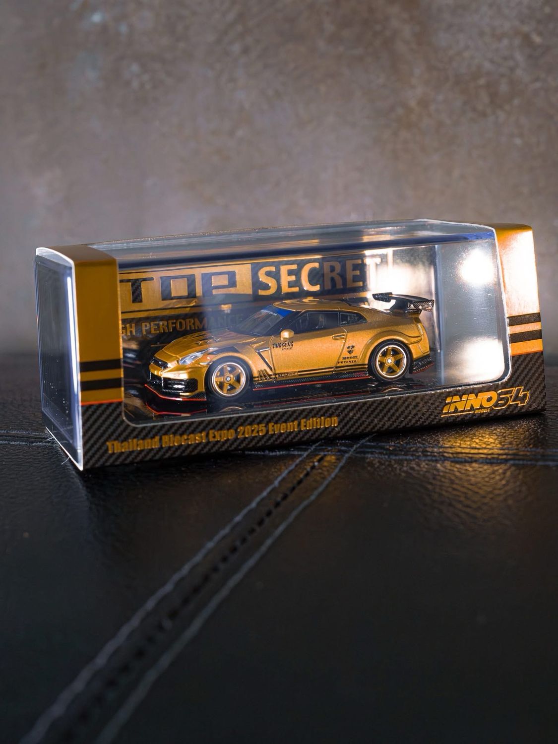 INNO64 Top Secret Thailand (R35) GT-R Special Edition Thai Car Plate Edition | 2025 Thailand Diecast Expo