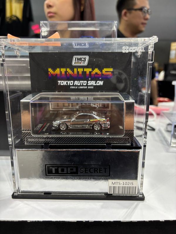 TMCS x TASKL MINITAS Tokyo Auto Salon 2025 Coval Acrylic Display Case | Fits INNO64