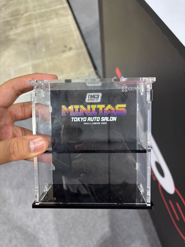 Coval TMCS x TASKL MINITAS POP RACE Acrylic Display Case (MTS-101MT) | 2025 Tokyo Auto Salon Malaysia