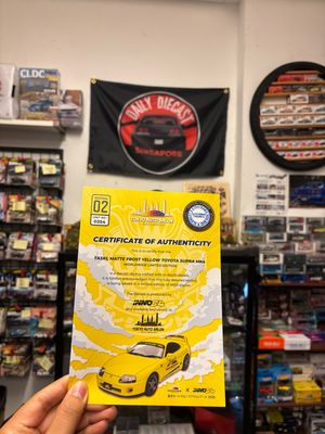 INNO64 x TASKL Matte Frost Yellow Toyota Supra MK4 | Chance of