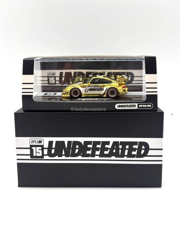 [PREORDER] INNO64 x DPLS x UNDEFEATED Porsche RWB 964 Gold Chrome Chase | 2025 Tokyo Auto Salon TAS KL