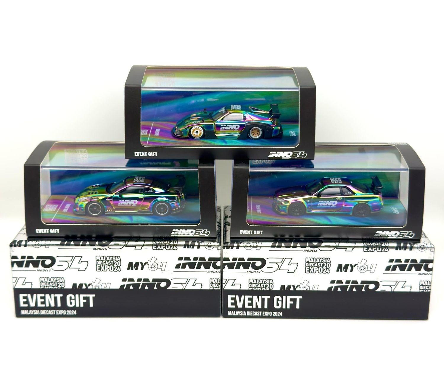 INNO64 Event Gift Model Exclusive Complete Set of 3 | 2024 Malaysia Diecast Expo