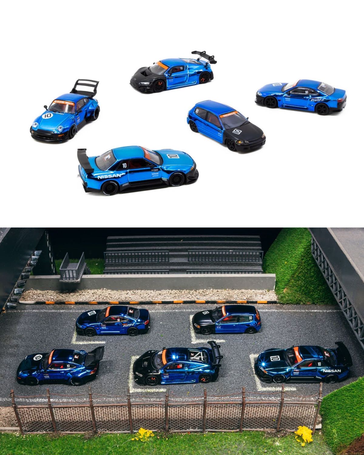 [PREORDER] Tarmac Works x OSK Tools 10th Anniversary Bundle Toolbox Set (5 Cars + 1 Collectible Card) | 2025 HK Toy Car Salon
