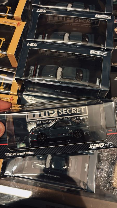 INNO64 Nissan Skyline Top Secret GT-R (VR32) Grey | 2025 Tokyo Auto Salon TAS KL
