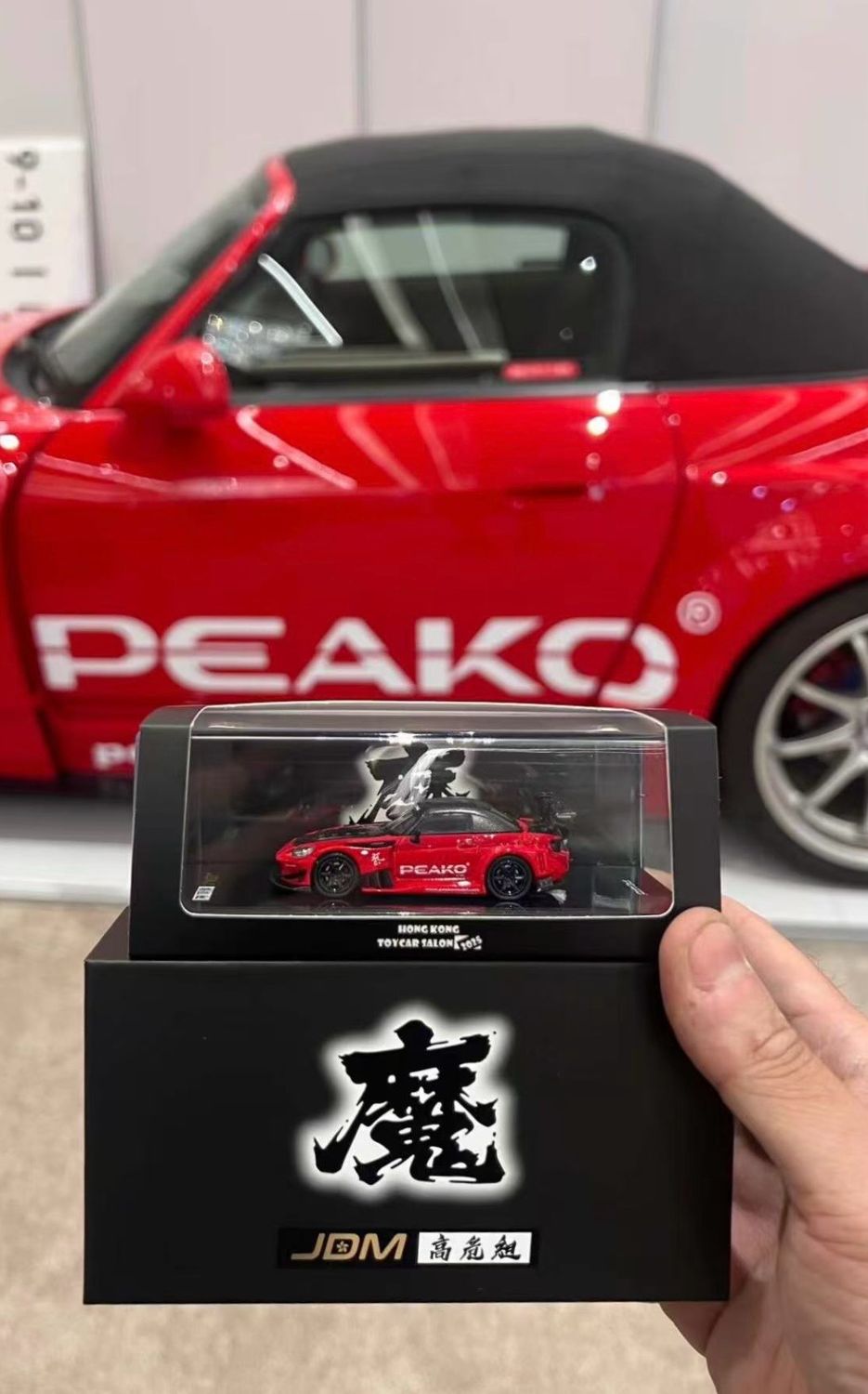 [PREORDER] PEAKO Model Honda S2000 Red J’s Racing 魔| 2025 HK Toy Car Salon