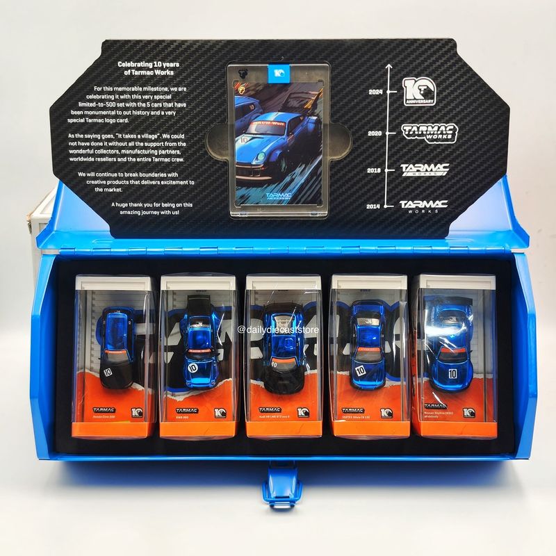 [PREORDER] Tarmac Works x OSK Tools 10th Anniversary Bundle Toolbox Set (5 Cars + 1 Collectible Card) | 2025 HK Toy Car Salon