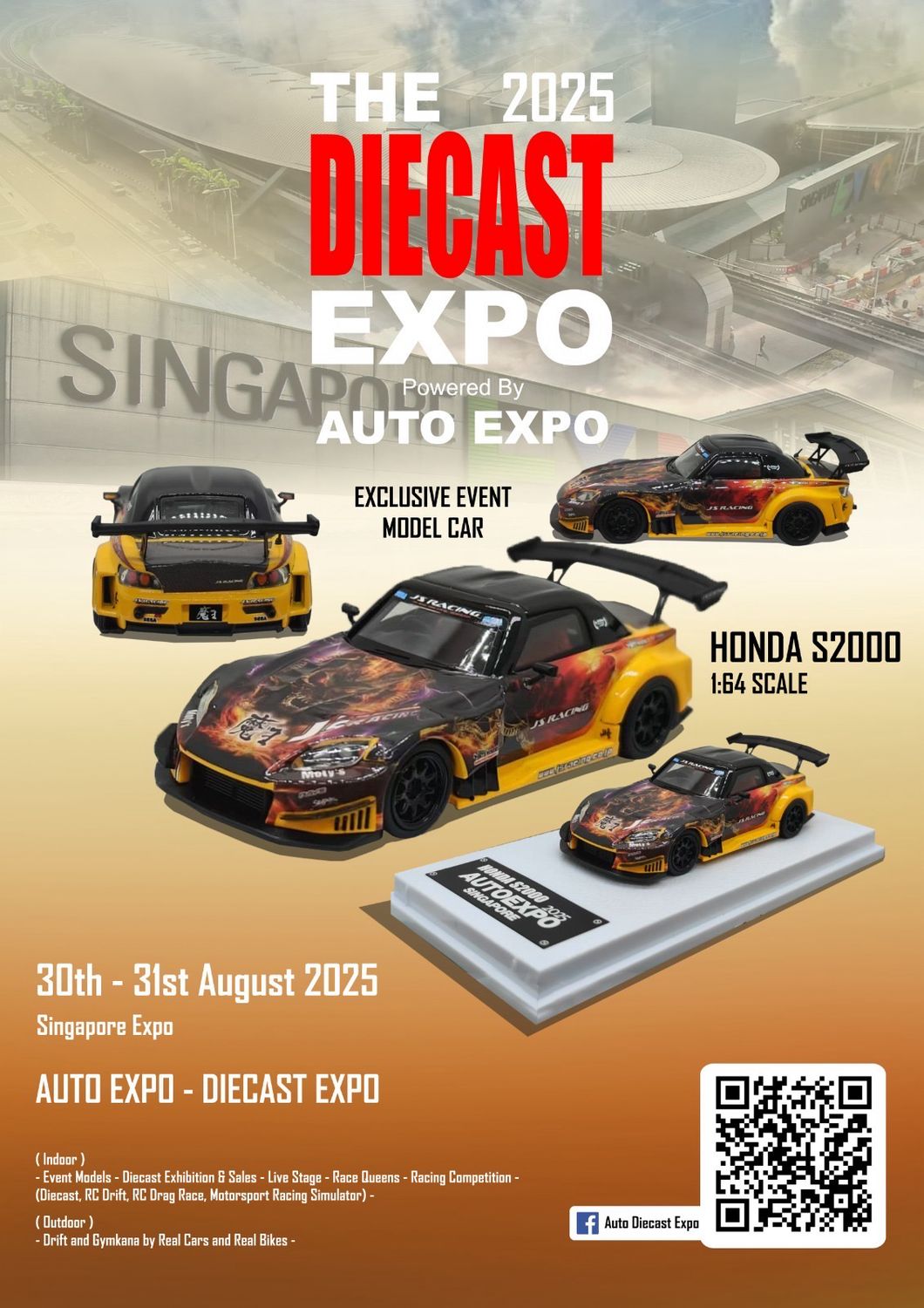 Auto Expo 1/64 J’s Racing Honda S2000 Resin Model | 2025 The Diecast Expo