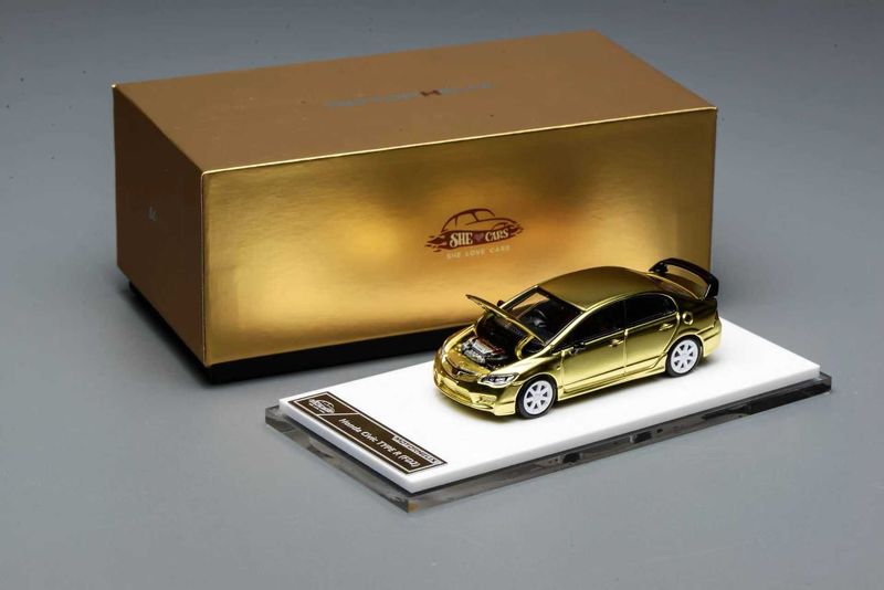 Motorhelix Honda Civic Type-R FD2 Gold | Dinner Exclusive | 2025 The Diecast Expo