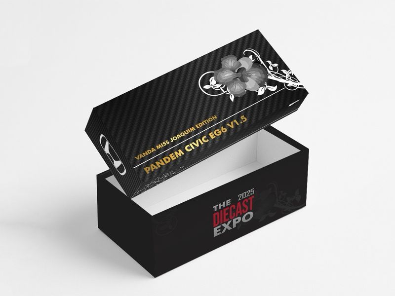 Nissan Skyline GT-R V8 Drift Kenmeri “Vanda Miss Joaquim Edition” POPRACE Custom Exclusive | 2025 Auto Diecast Expo