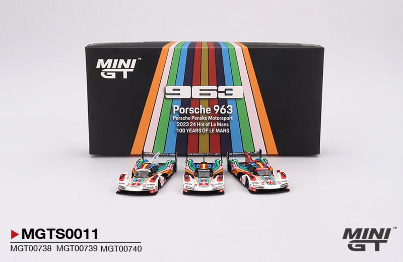 [PREORDER] #MGTS0011 MINI GT Porsche 963 Porsche Penske Motorsport 2023 24 Hrs of Le Mans | Limited Edition 3000 Sets