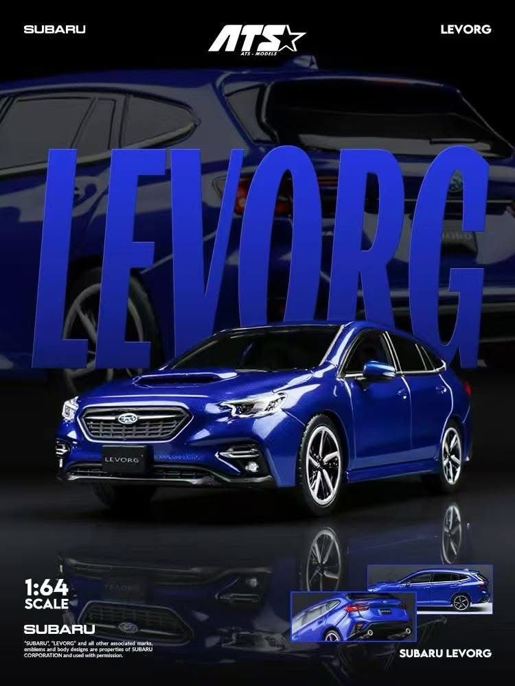 ATS Model 1/64 Subaru Levorg Blue | 2025 The Diecast Expo