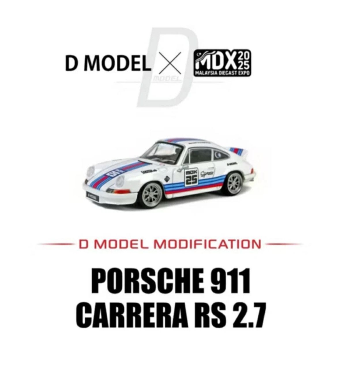 D-Model Porsche 911 Carrera RS 2.7 Sealed | 2025 Malaysia Diecast Expo MDX