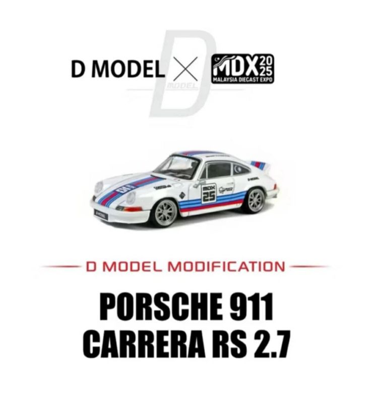 D-Model Porsche 911 Carrera RS 2.7 Sealed | 2025 Malaysia Diecast Expo MDX