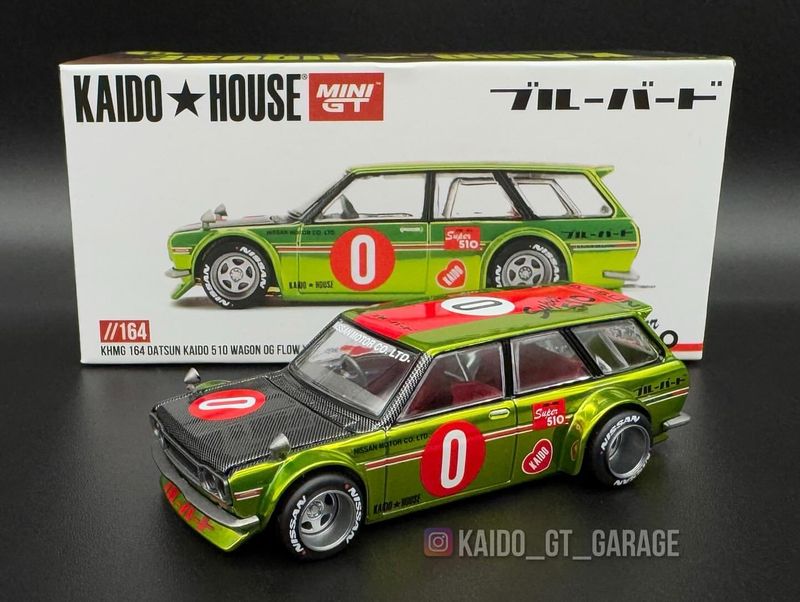KAIDOHOUSE Datsun 510 Wagon Kaido OG Flow Yellow (KHMG164)