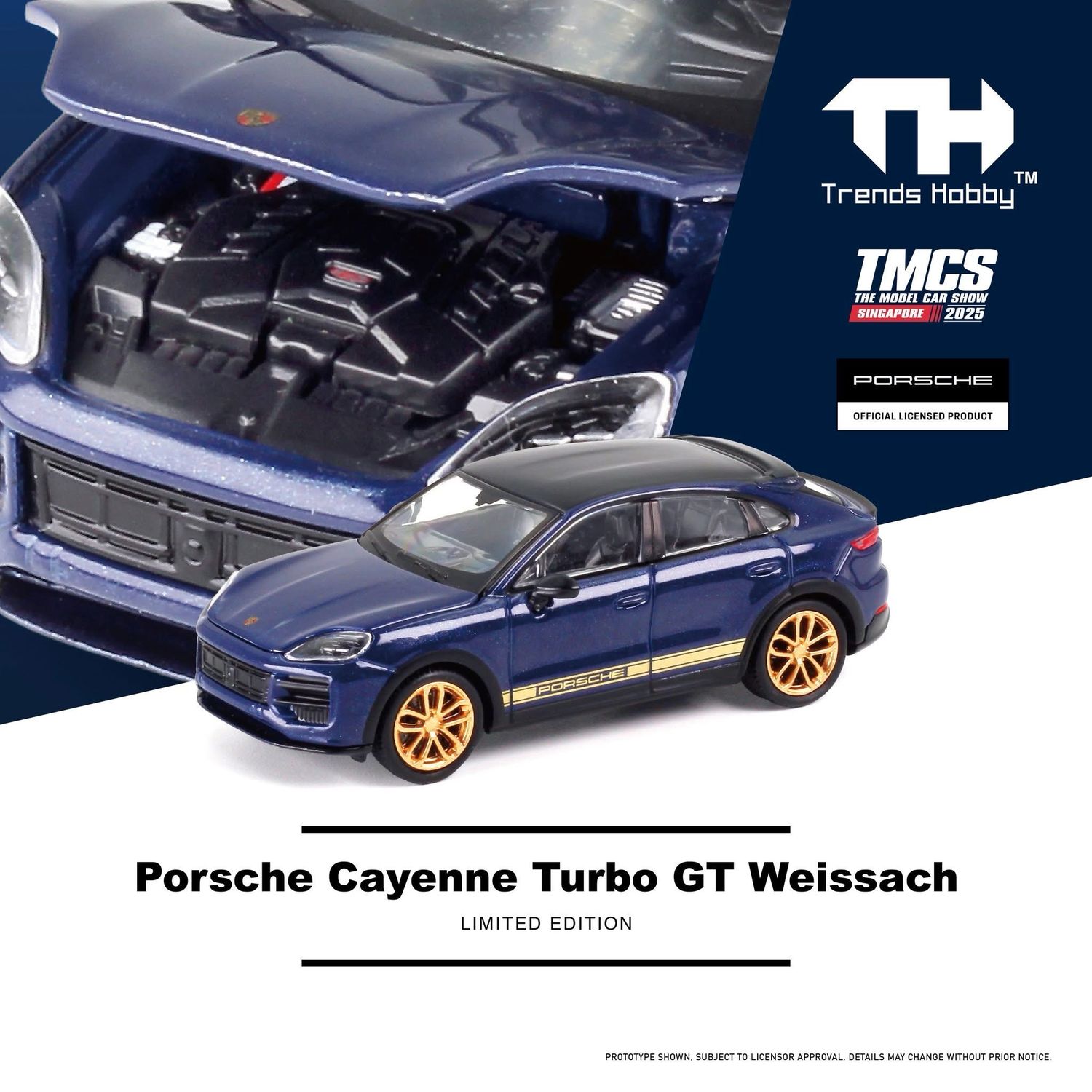 Trends Hobby Porsche Cayenne Turbo GT Weissach | 2025 The Model Car Show