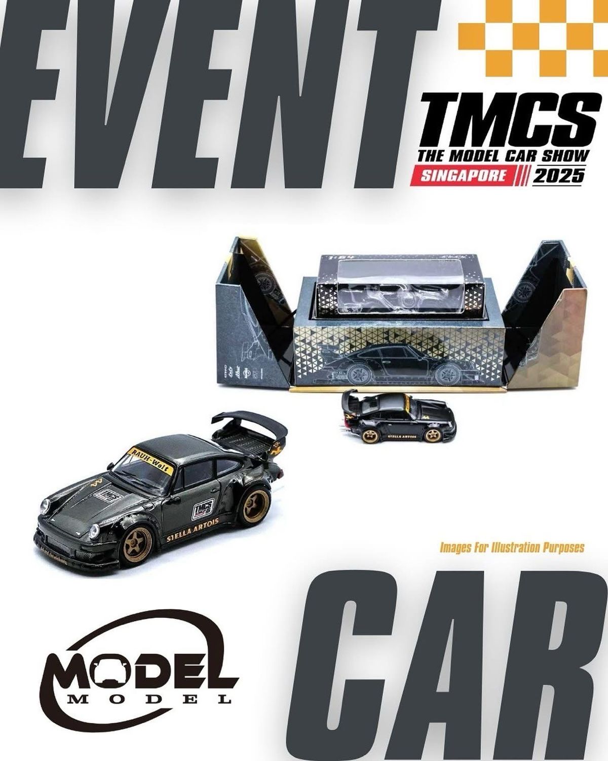MODEL MODEL 1/64 RWB Porsche 930 Stella Artois | Chance of Chase | 2025 The Model Car Show