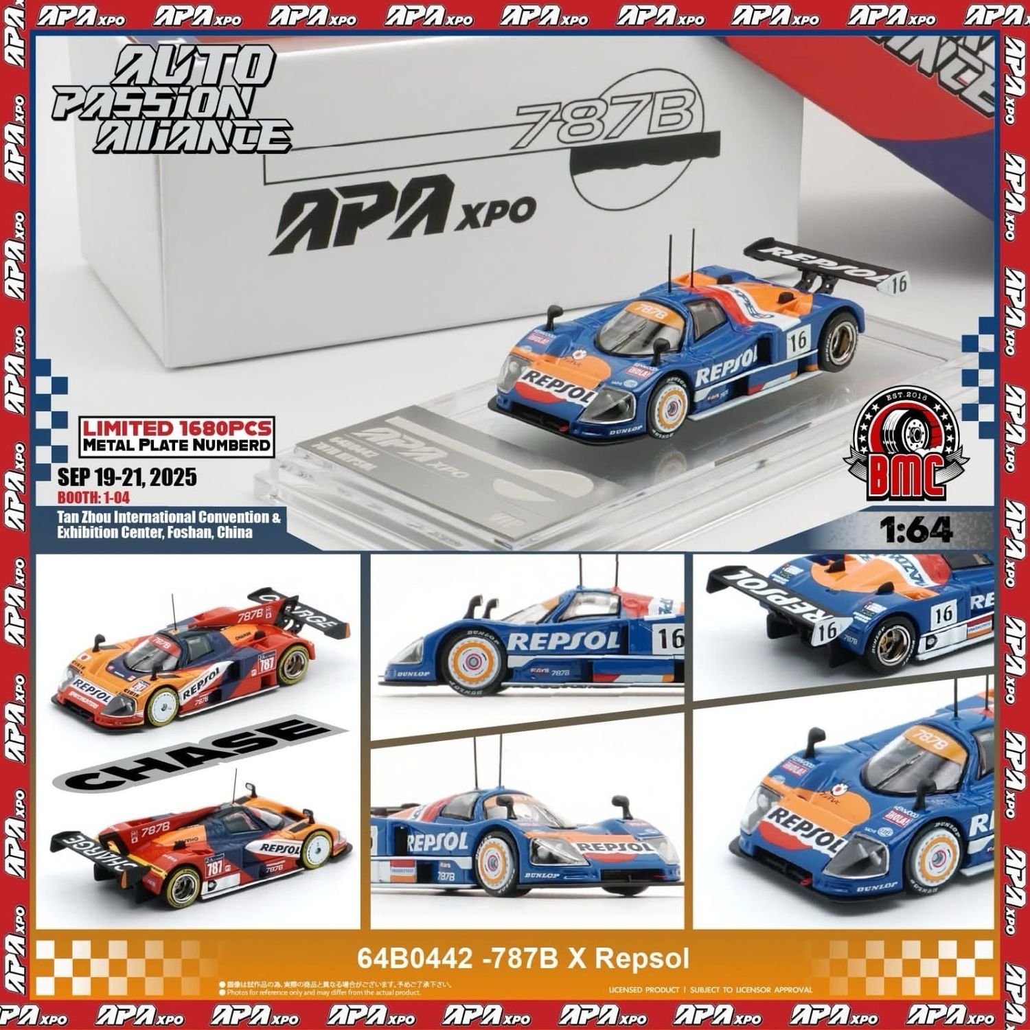 [PREORDER] BMC Models x Repsol Mazda 787B | 2025 Auto Passion Alliance (APA)
