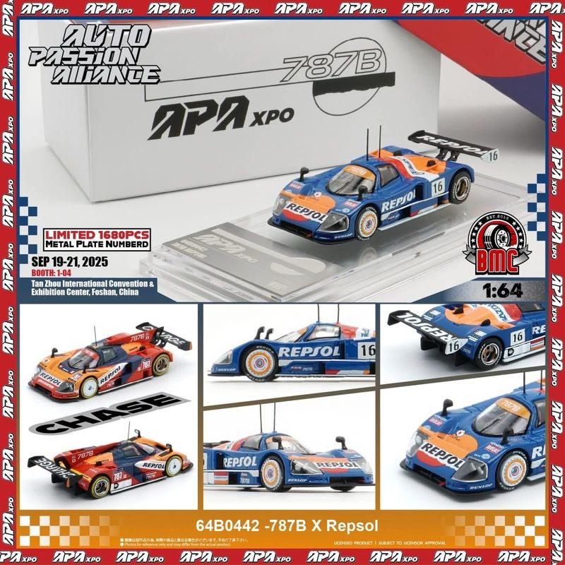 [PREORDER] BMC Models x Repsol Mazda 787B | 2025 Auto Passion Alliance (APA)
