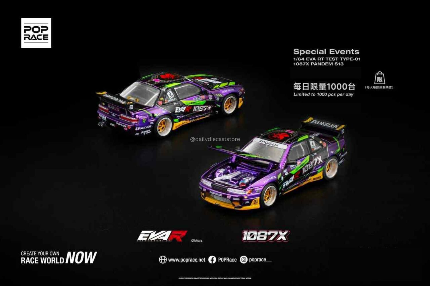 [PREORDER] POP RACE EVA RT Test Type-01 1087X Pandem S13 | 2025 Auto Passion Alliance (APA)