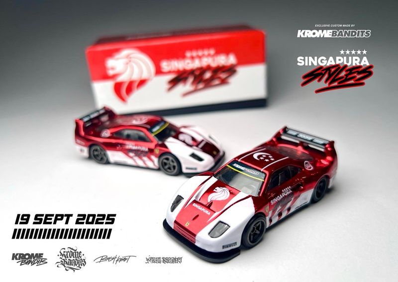 Krome Bandits Singapura Styles Ferrari F40 Custom