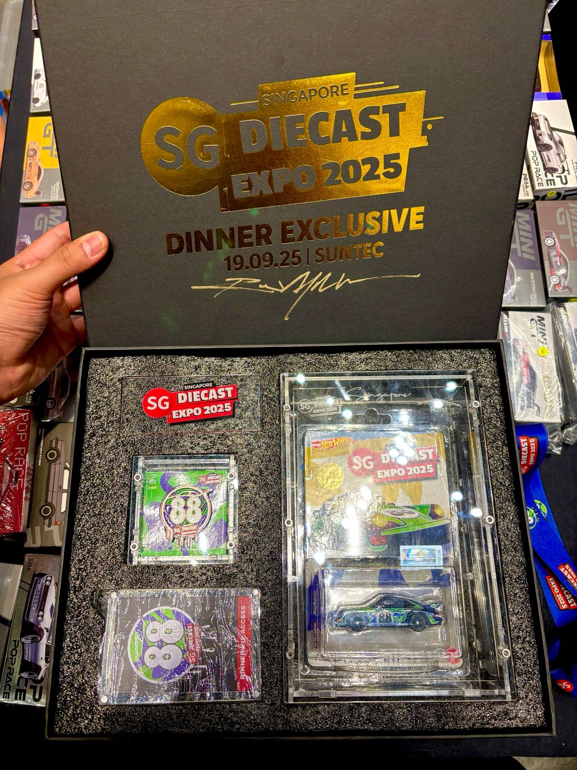 Hot Wheels x Singapore Diecast Expo Porsche 911 Carrera RS3.8 Dinner Convention Car | 2025 Singapore Diecast Expo