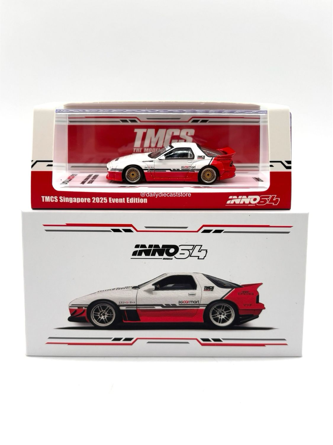 INNO64 x SGCARMART Mazda RX-7 (FC3S) “Pandem Rocket Bunny” | Unsealed | 2025 The Model Car Show Singapore