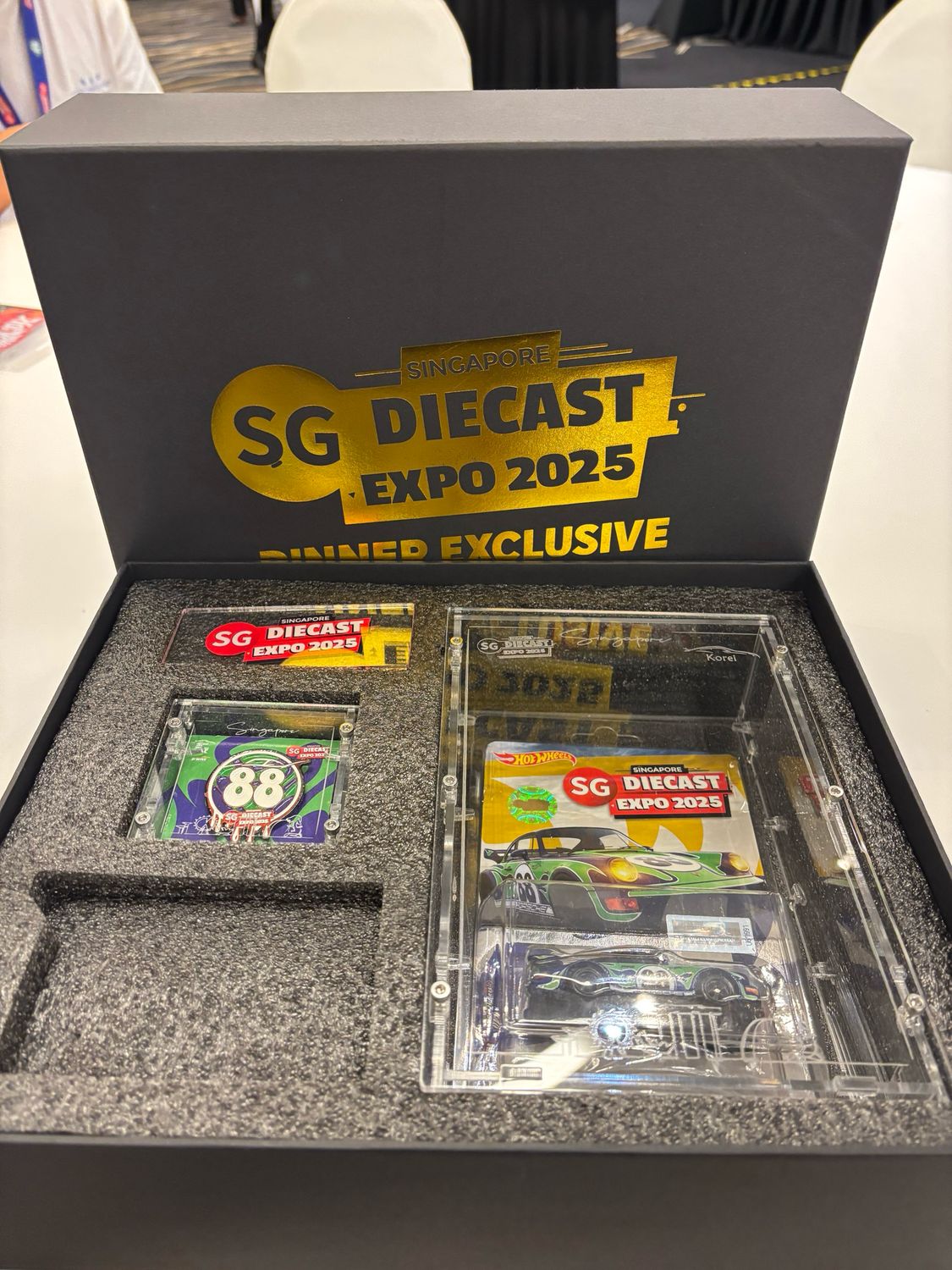 Hot Wheels x Singapore Diecast Expo Porsche 911 Carrera RS3.8 Dinner Convention Car | 2025 Singapore Diecast Expo