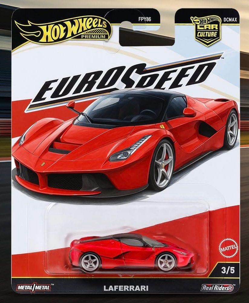 [PREORDER] Hot Wheels Premium Eurospeed Laferrari Red