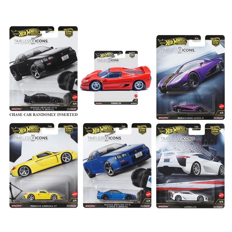 [PREORDER] 2025 Hot Wheels Premium Timeless Icons Set of 5 | No Chase