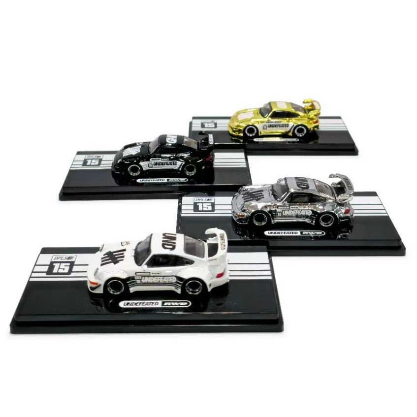 [PREORDER] INNO64 x DPLS x UNDEFEATED Porsche RWB 993 Black/Porsche RWB 964 White/BOTH CHASES Bundle Set | 2025 Tokyo Auto Salon TAS KL