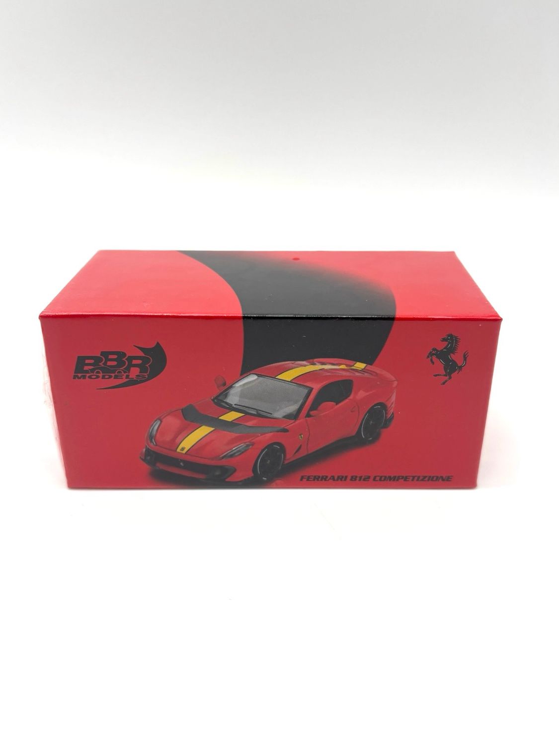 [PREORDER] BBR Ferrari 812 Competizione F1-75 Matte Red w/ Yellow Stripe | 2025 HEC Hobby Expo China