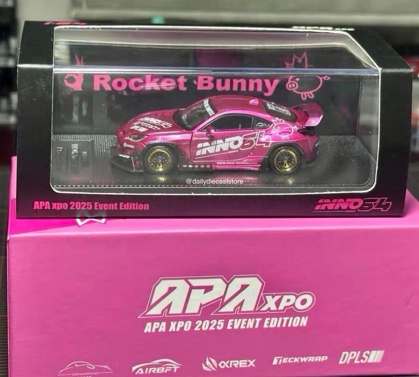 PREORDER] INNO64 Toyota GR86 “Pandem Rocket Bunny” Pink | 2025