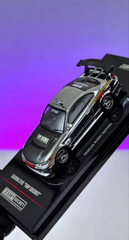INNO64 Top Secret Nissan Silvia S15 Silver Chrome | Chance of Chase | 2025 Tokyo Auto Salon TAS KL