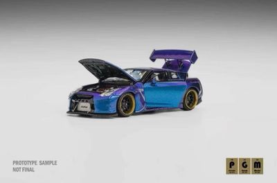 PREORDER] PGM 1/64 Pandem Nissan R35 GT-R Aero Midnight Purple