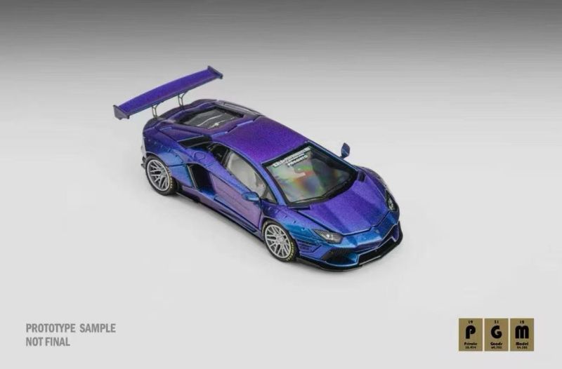 PGM 1/64 LB-Works Lamborghini Aventador Midnight Purple | 2025 Auto Passion Alliance (APA)