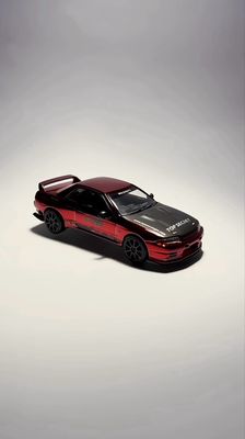 1073 MINI GT Nissan Skyline GT-R32 Top Secret Chrome Red + Top