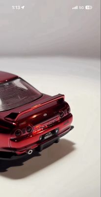 1073 MINI GT Nissan Skyline GT-R32 Top Secret Chrome Red + Top