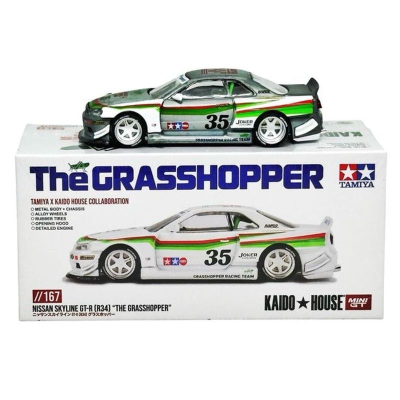 KAIDOHOUSE Nissan Skyline GT-R (R34) “The Grasshopper” (KHMG167) | Chase