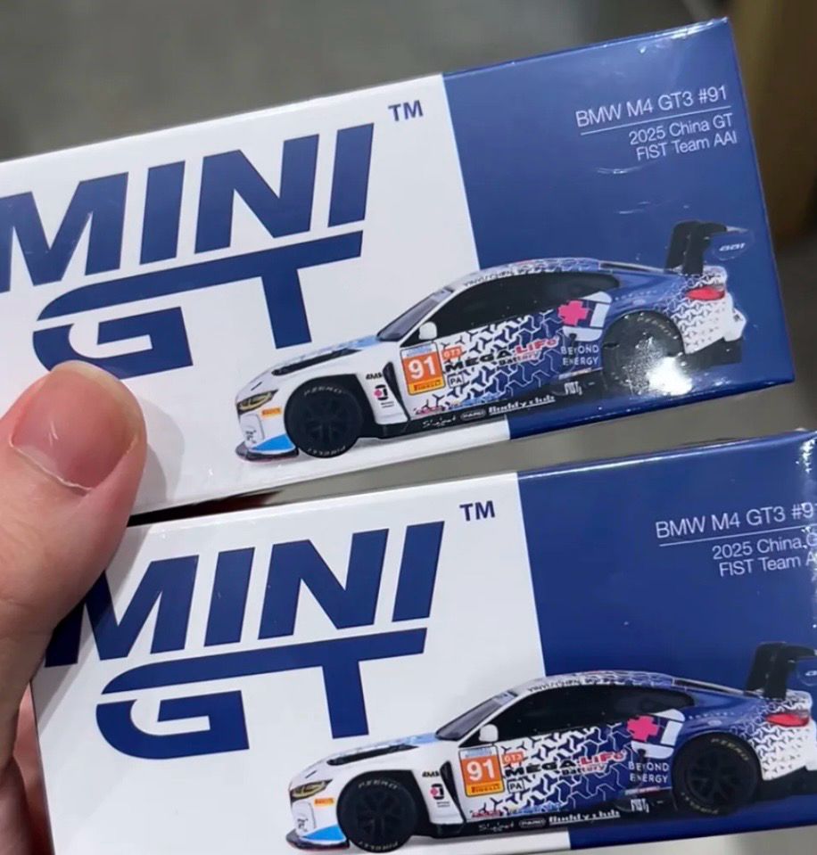 PREORDER] #1108 MINI GT BMW M4 GT3 #91 FIST Team AAI 2025 China GT