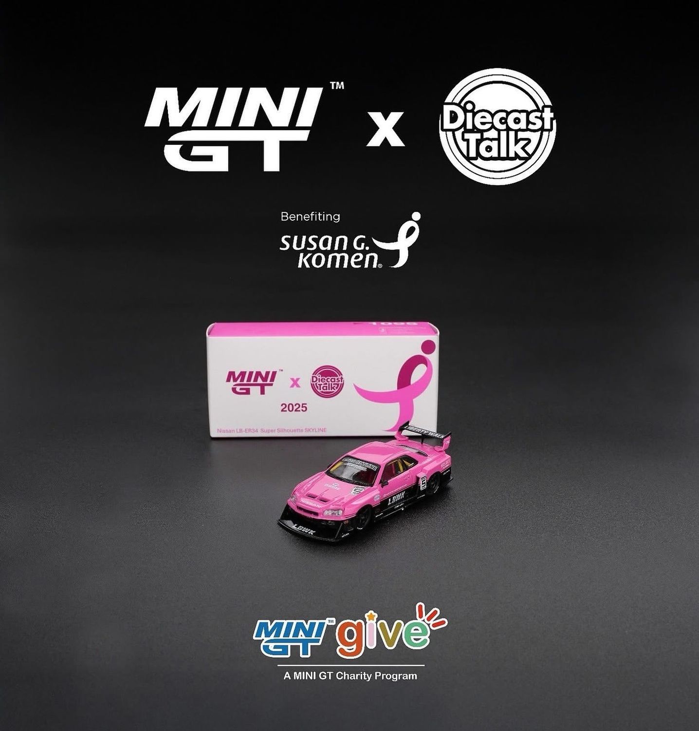 PREORDER] #1095 MINI GT Nissan LB-ER34 Super Silhouette Skyline