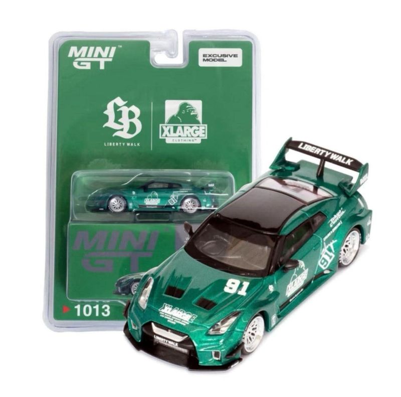 [PREORDER] #1013 MINI GT x LBWK x X-LARGE Nissan LB-Silhouette 35GT-RR Green Japan Exclusive